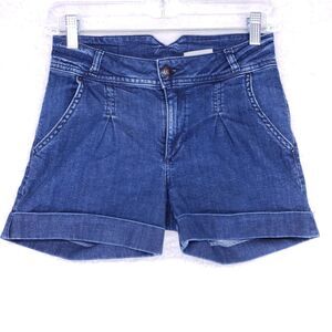 HM Jean Shorts Womens Size 4 Mid Rise Denim Blue Jeans Casual Pants